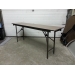 6 ft Folding Table, 18 in. Wide
